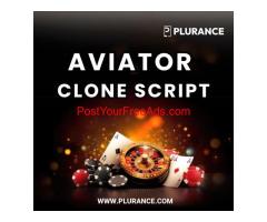 Plurance's aviator clone script - Right solution to launch your betting business