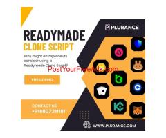 Avail readymade clone script for your business from plurance