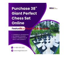 Purchase 38" Giant Perfect Chess Set Online At MegaChess