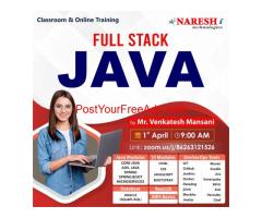 Free Demo On Core Java & Full Stack Java by Naresh IT