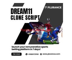 Dream11 clone script to set up your profitable sports betting platform