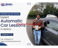 Get the Expert Automatic Car Lesson in Bolton | Shah Driving School