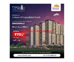 2 Bhk Flats for Sale in Bachupally | The Twinz by Risinia
