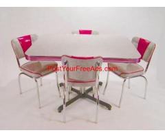 The diverse array of Family Dining sets for sale are in distinct sizes and banding