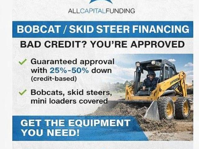 All Capital Funding - Bobcat / Skid Steer Financing