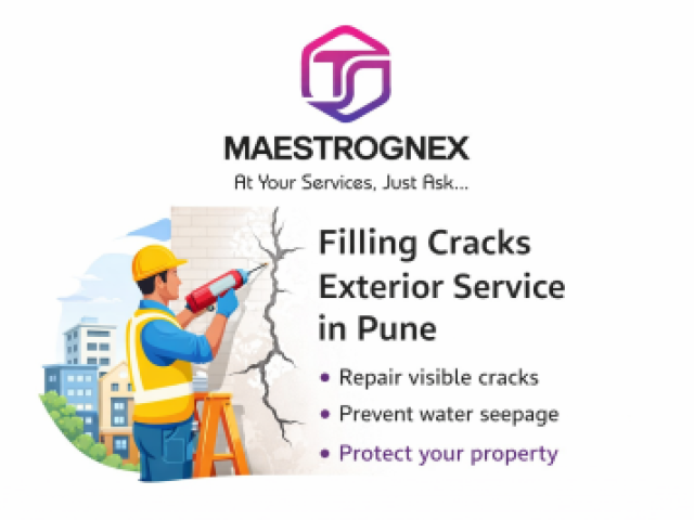 Filling Cracks Exterior Service in Pune