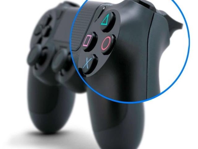 CROSS, SQUARE,TRIANGLE and CIRCLE rubber buttons replacement