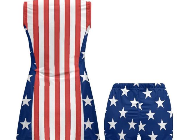 Flag dresses for women