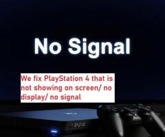 PS4} that is not showing on screen / no display