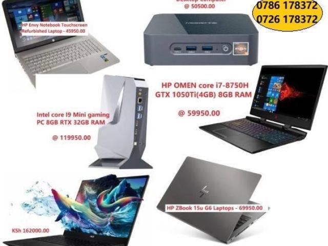 Cleaned and tested refurbed Laptops and Mini desktops