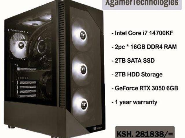 14th gen Core i7 custom made gaming tower desktop