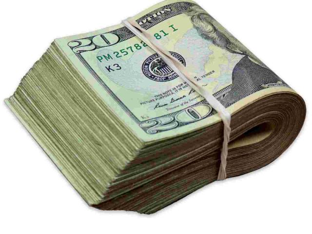 Blank Filler Prop Money for Displays