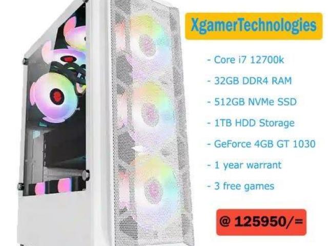Great Value Gaming Build PC with Core i7 12700k