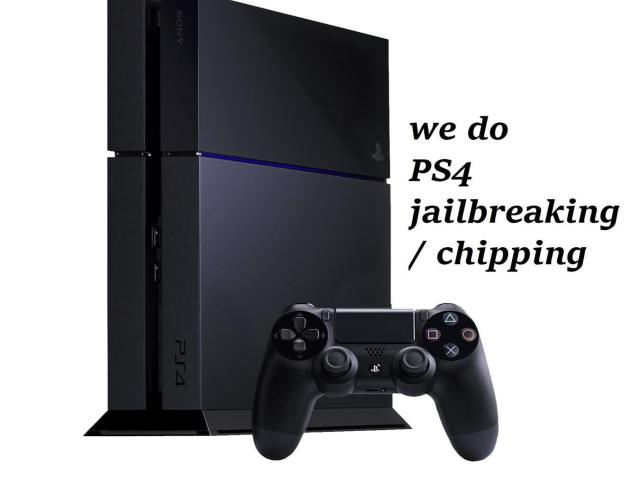 PlayStation 4 {PS4} jailbreaking / chipping