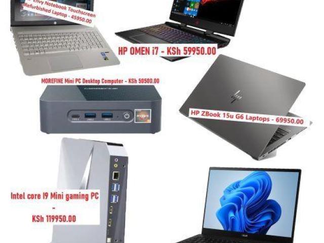 Verified and functioning Laptops and Mini desktops