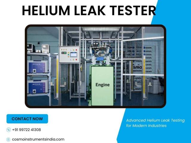 Helium & Hydrogen Leak Tester Equipments | High-Precision Leak Testing