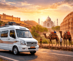 12 Seater Tempo Traveller Hire in Jaipur