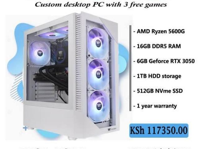 Tailor made Ryzen 5 PC with RTX 4060TI graphics