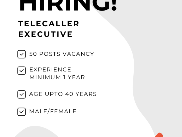 Hiring 50 Tele callers Immediately