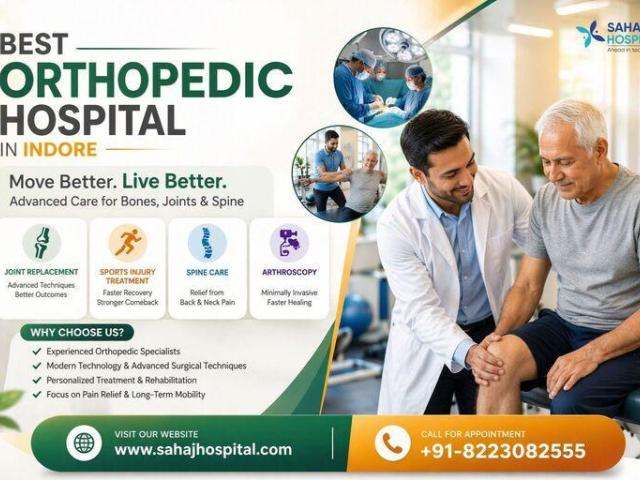 Best Orthopedic Hospital in Indore – Sahaj Hospital