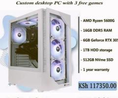 Custom produced Ryzen 5 PC with RTX graphics