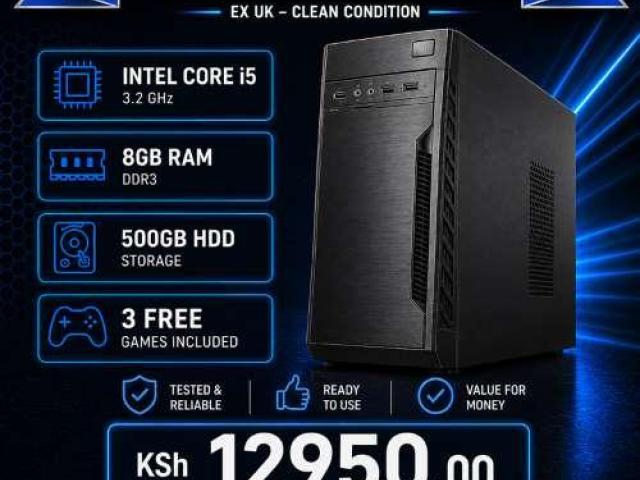Refreshed Core i5 8GB RAM Lenovo desktop PC