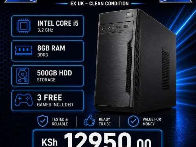 Redressed intel Core i5 Lenovo tower desktop