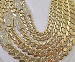 Shop Real 14k Gold Chains for Men & Women in Texas, USA