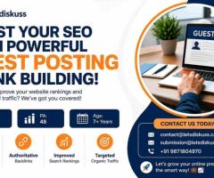 Guest Post & Backlink Services | DA 62 Website | Do-Follow Links | Fast Publishing