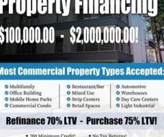 NO DOC COMMERCIAL & MULTIFAMILY Property Financing To $2,000,000.00!