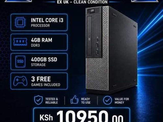 Readied core i3 4GB RAM Dell SFF desktop PC