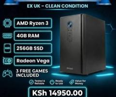Readied AMD Ryzen 3 with 4GB RAM desktop PC