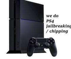 Jailbreaking ps4 and chipping