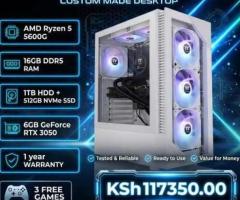 Custom crafted Ryzen 5 Computer with RTX graphics