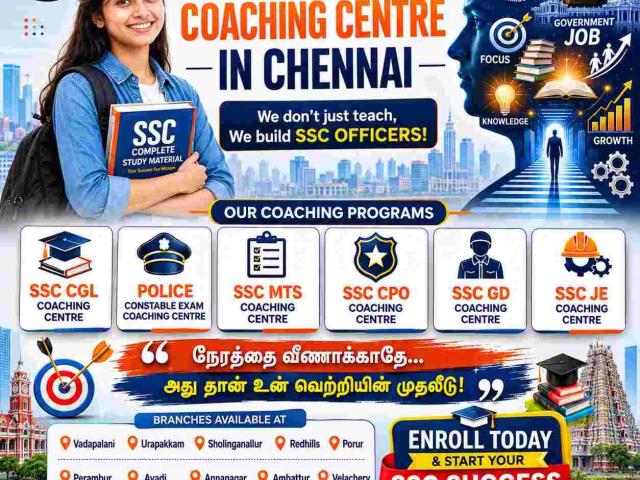 Best SSC Coaching Centre in Chennai | SSC Exam Coaching Centre in Chennai