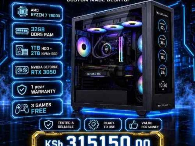 Custom crafted Ryzen 7 and 32gb DDR5 RAM PC