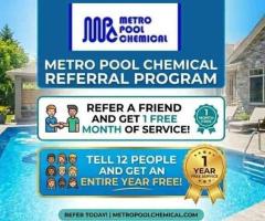 Metro Rewards Referral | Best Pool Maintenance Chemicals