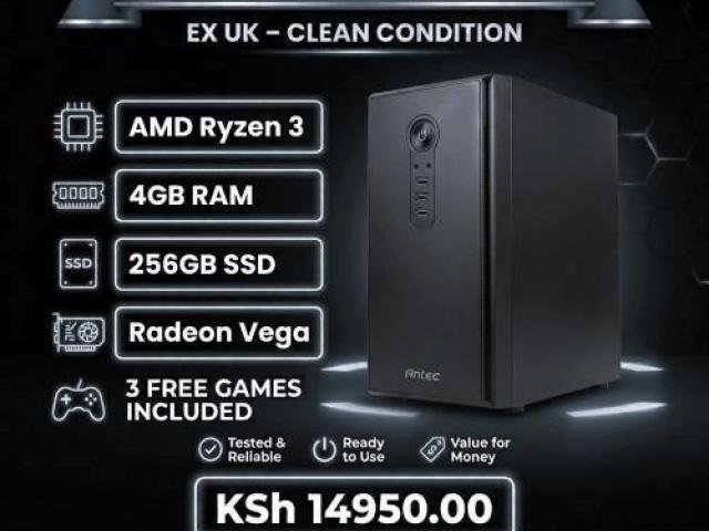 Revived AMD Ryzen 3 with 4GB RAM desktop