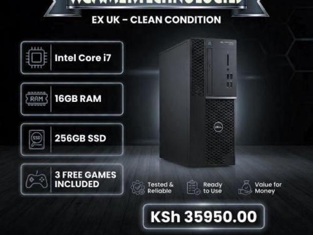 Revived Core i7 16gb RAM Dell tower desktop