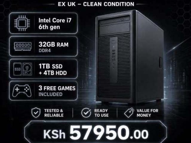 Revived intel Core i7 HP Business computer Tower