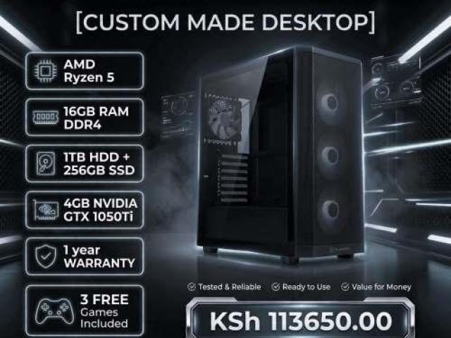 Purpose built AMD 5600G gaming desktop computer