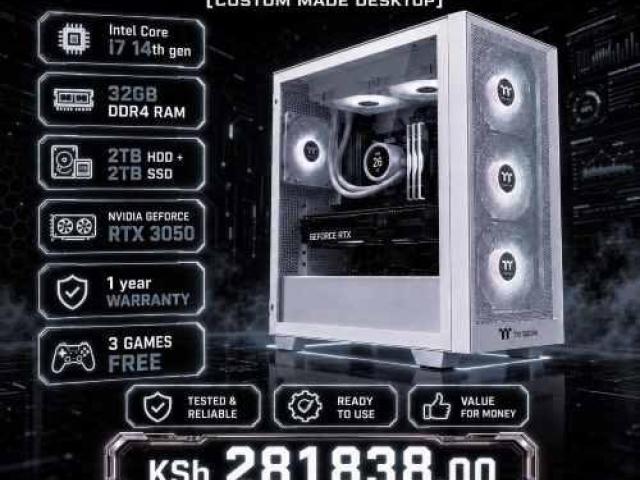 Purpose built Core i7 14700KF 6GB RTX gaming PC