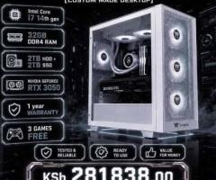 Purpose built Core i7 14700KF 6GB RTX gaming PC