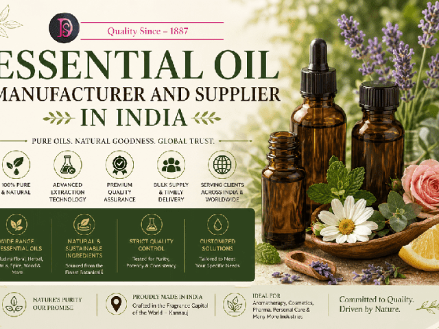 Essential Oil Manufacturer and Supplier in India