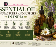 Essential Oil Manufacturer and Supplier in India