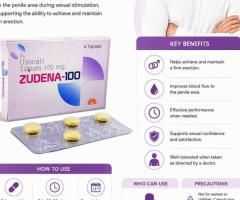 Zudena 100 mg Tablet: Udenafil (Zydena) |