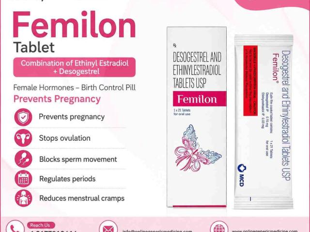 Femilon Tablet | Ethinyl Estradiol and Desogestrel Female Hormones