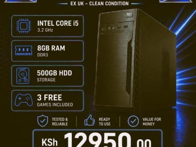 Regenerated intel core i5 4GB RAM Lenovo computer