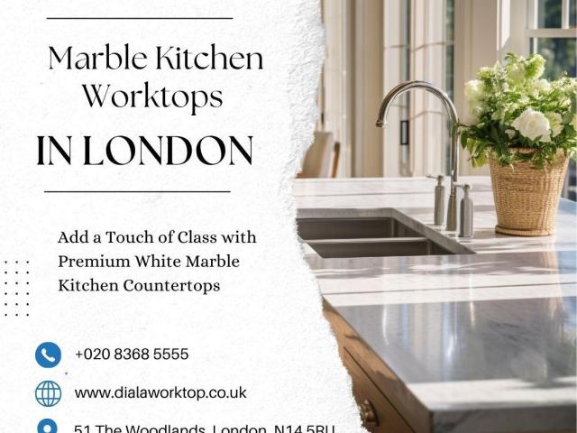 Marble Kitchen Worktops in London | +44 020 83685555 | DialAWorkTop
