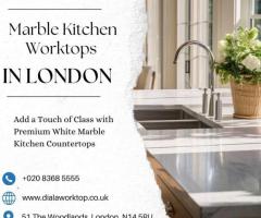 Marble Kitchen Worktops in London | +44 020 83685555 | DialAWorkTop